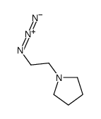1-(2-azidoethyl)pyrrolidine结构式