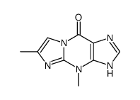 4,6-Dimethyl-1,4-dihydro-9H-imidazo[1,2-a]purin-9-one结构式