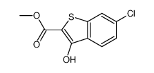 6-氯-3-羟基苯并[b]噻吩-2-羧酸甲酯结构式