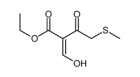 ethyl 2-(hydroxymethylidene)-4-methylsulfanyl-3-oxobutanoate Structure
