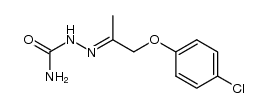 (4-chloro-phenoxy)-acetone semicarbazone Structure