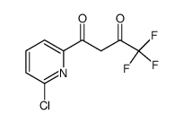 2-chloro-6-(trifluoroacetoacetyl)pyridine结构式