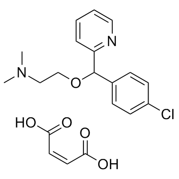 Carbinoxamine maleate salt structure