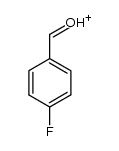4-fluoro-benzaldehyde, protonated form结构式