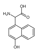 AMINO-(4-HYDROXY-NAPHTHALEN-1-YL)-ACETIC ACID Structure