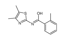 Benzamide, N-(4,5-dimethyl-2-thiazolyl)-2-methyl- (9CI) Structure