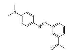 1-[3-[[4-(dimethylamino)phenyl]diazenyl]phenyl]ethanone Structure
