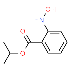 Benzoic acid, 2-(hydroxyamino)-, 1-methylethyl ester (9CI) Structure
