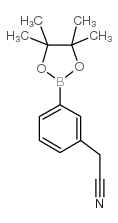 2-(3-(4,4,5,5-TETRAMETHYL-1,3,2-DIOXABOROLAN-2-YL)PHENYL)ACETONITRILE structure