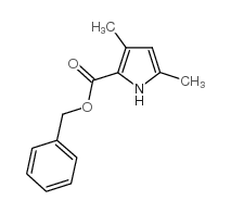 benzyl 3,5-dimethyl-1H-pyrrole-2-carboxylate Structure