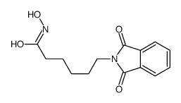 6-(1,3-dioxoisoindol-2-yl)-N-hydroxyhexanamide结构式