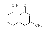 3-甲基-5-戊基-2-环戊烯-1-酮结构式
