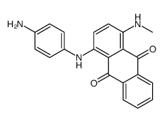 1-[(4-Aminophenyl)amino]-4-(methylamino)-9,10-anthraquinone Structure