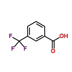 3-(Trifluoromethyl)benzoic acid Structure