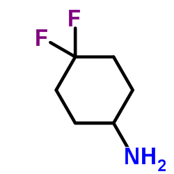 4,4-Difluorocyclohexanamine structure