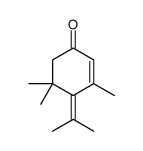 4-isopropylidene-3,5,5-trimethylcyclohex-2-en-1-one结构式