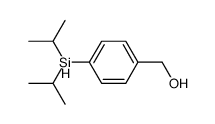4-(diisopropylsilanyl)-phenyl methanol结构式