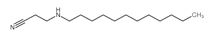 3-十二烷基胺丙腈结构式