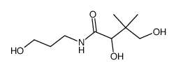 Butanamide, 2,4-dihydroxy-N-(3-hydroxypropyl)-3,3-dimethyl-, (+)- (9CI)结构式