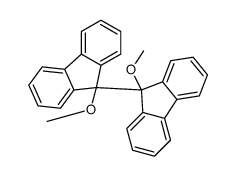 9,9'-Dimethoxy-9,9'-bi(9H-fluorene)结构式