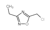 5-(chloromethyl)-3-ethyl-1,2,4-oxadiazole Structure