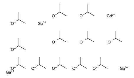 异丙醇镓,25％w/v在异丙醇中结构式
