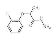 2-(2-氯苯氧基)丙酰肼结构式