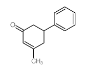 3-methyl-5-phenyl-cyclohex-2-en-1-one Structure