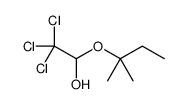 2,2,2-trichloro-1-(2-methylbutan-2-yloxy)ethanol Structure