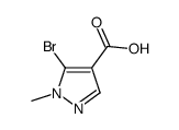 5-Bromo-1-methyl-1H-pyrazole-4-carboxylic acid Structure
