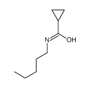 Cyclopropanecarboxamide, N-pentyl- (9CI) Structure
