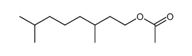 3,7-dimethyloctyl acetate结构式