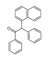 2-(1-naphthyl)-1,2-diphenylethanone结构式