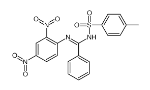 N-(2,4-dinitrophenyl)-N'-(4-methylphenyl)sulfonylbenzenecarboximidamide Structure