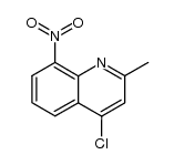 4-chloro-2-methyl-8-nitroquinoline结构式