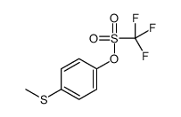 (4-methylsulfanylphenyl) trifluoromethanesulfonate结构式