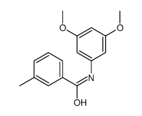 N-(3,5-dimethoxyphenyl)-3-methylbenzamide Structure
