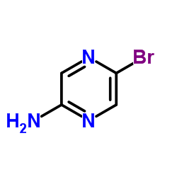 2-氨基-5-溴吡嗪结构式