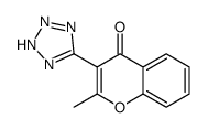 2-methyl-3-(2H-tetrazol-5-yl)chromen-4-one Structure