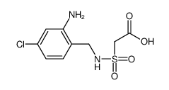 2-[(2-amino-4-chlorophenyl)methylsulfamoyl]acetic acid Structure