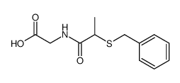 α-Benzylmercaptopropionylglycin结构式