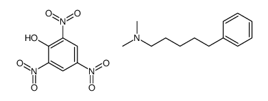 N,N-dimethyl-5-phenylpentan-1-amine,2,4,6-trinitrophenol结构式