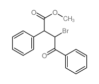 methyl 3-bromo-4-oxo-2,4-diphenyl-butanoate Structure
