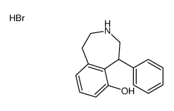 5-phenyl-2,3,4,5-tetrahydro-1H-3-benzazepin-6-ol,hydrobromide结构式