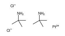 dichloroplatinum,2-methylpropan-2-amine Structure