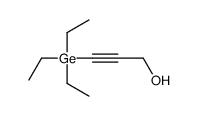 3-triethylgermylprop-2-yn-1-ol Structure