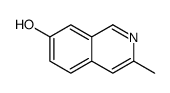 3-甲基-7-羟基异喹啉结构式