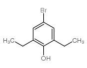 4-溴-2,6-二乙基苯酚结构式