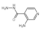 3-Amino-4-pyridinecarboxylic acid hydrazide Structure