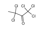 1,1,1,3,3-pentachlorobutanone结构式